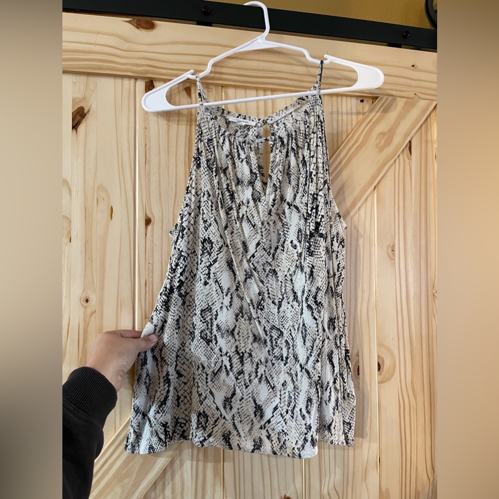 Snakeskin Tank Top